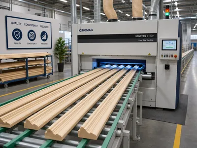 Moulding profile sanding application